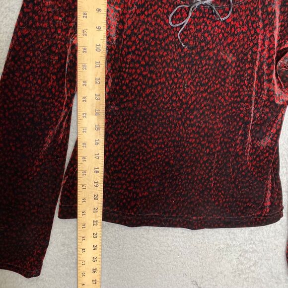 Vintage No Boundaries bell sleeve top gothic grunge witchy whimsigoth y2k L - Picture 7 of 8